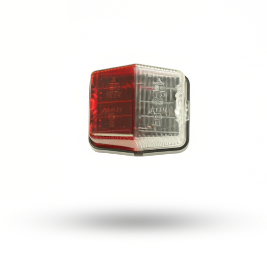 Maypole MP166B Red/white side marker lamp