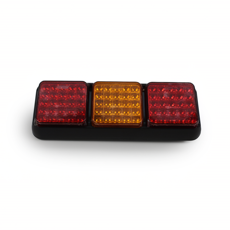 MP9639B 10-30V LED Triple Modular Lamp with Fog