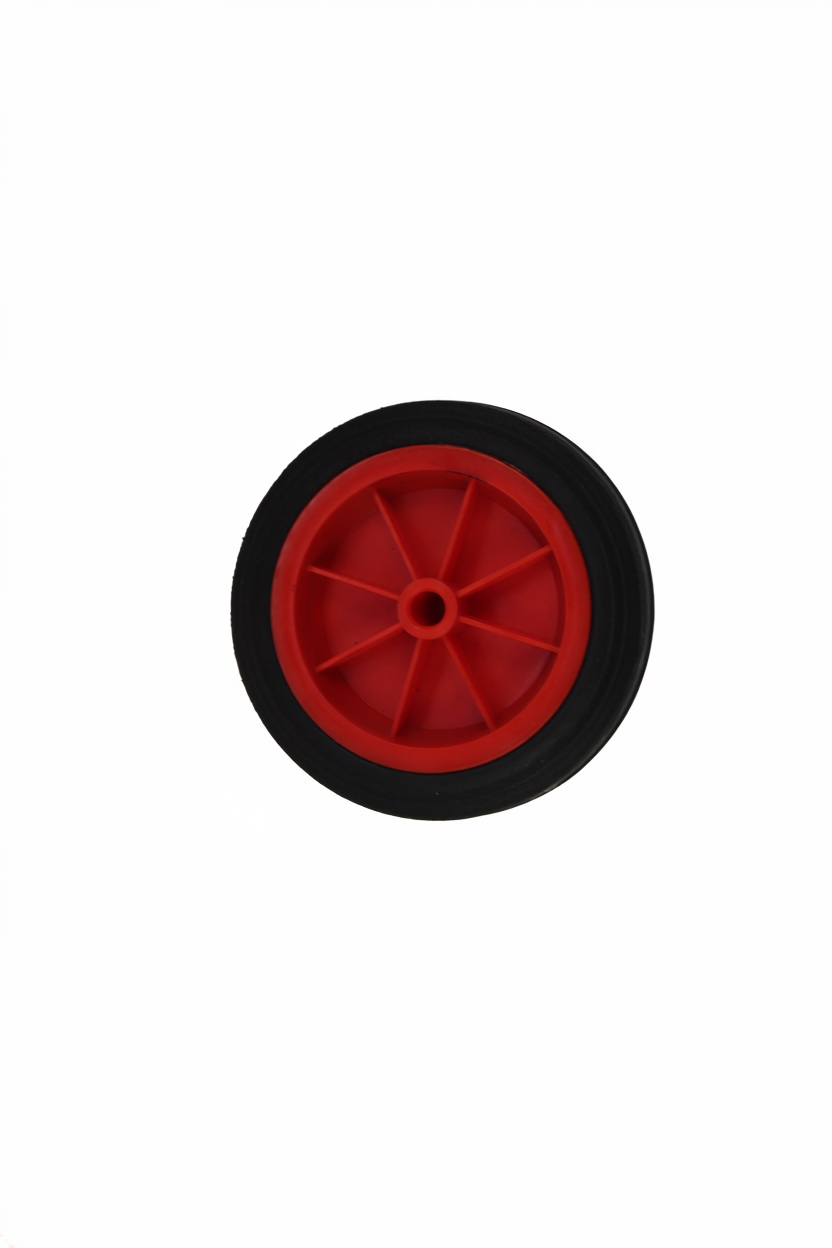 Maypole MP430 160mm Red Plastic Wheel Fits MP431 & MP432 Jockey Wheels