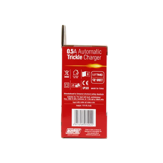Maypole MP7402 0.5A 12V DC Automatic Trickle Battery Charger