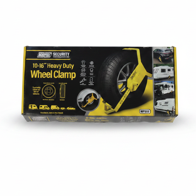 Maypole MP909 10″-16″ Heavy Duty Wheel Clamp