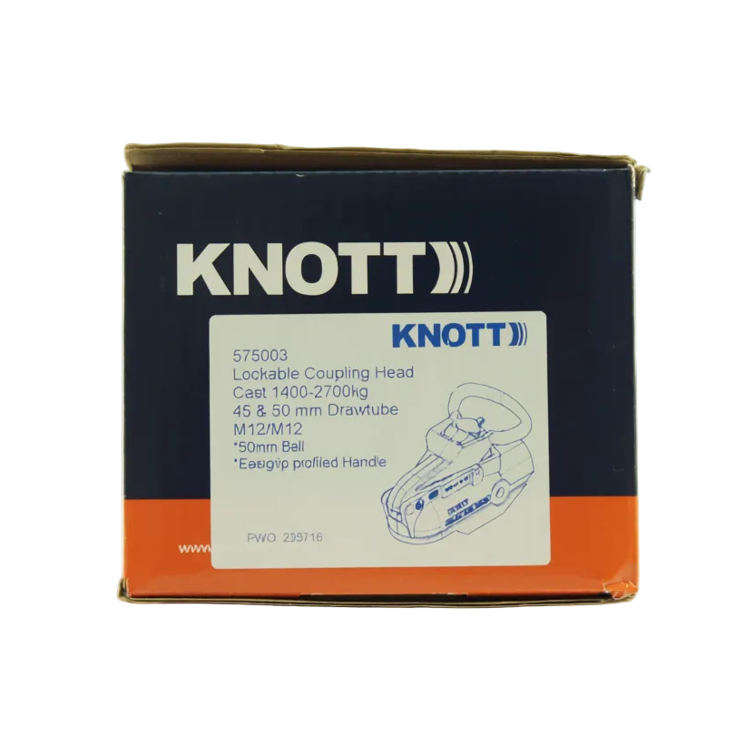 GENUINE KNOTT AVONRIDE 575003 CAST COUPLING HEAD 1400-2700KG Lockable