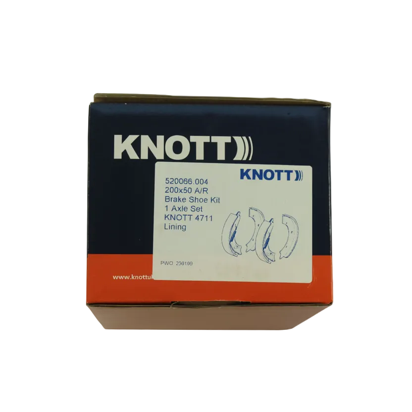 Genuine Knott 200x50mm Trailer Brake Shoes 520066.004