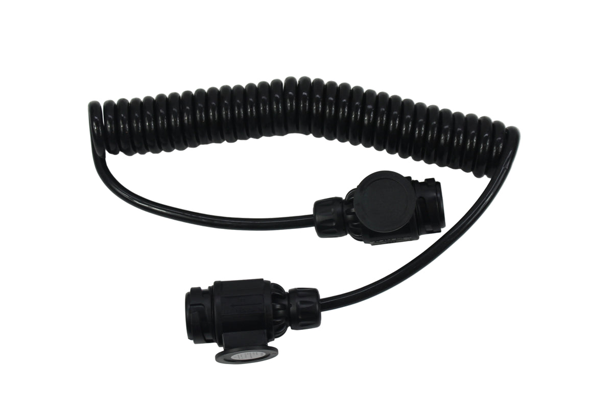 MP5894 2×8 Pin Plugs & 3m 8 Core Curly Connecting Lead